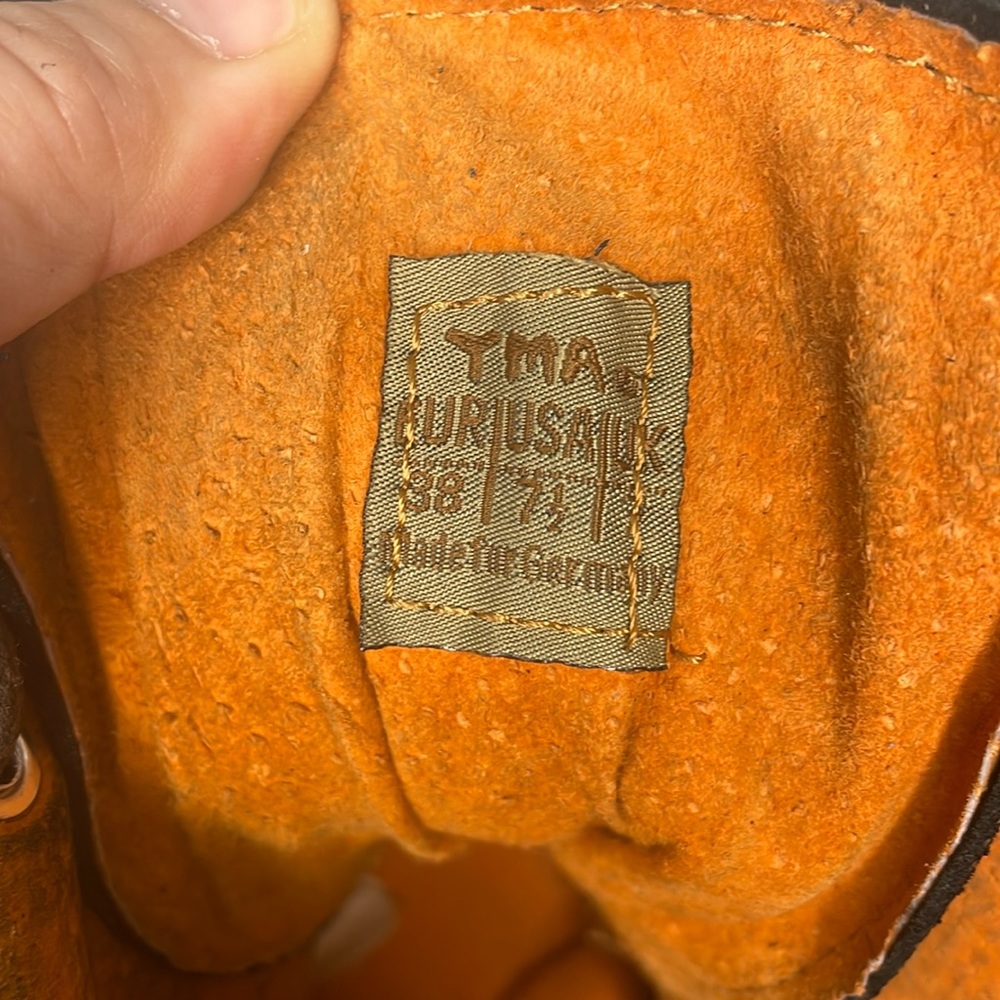 TMA MAIA company women’s leather metallic boots 7.5 NWT - Picture 9 of 15